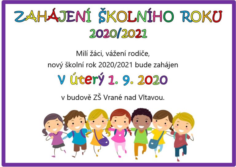 Zahájení školního roku 2020/2021
