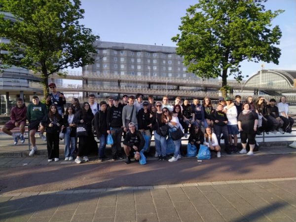 Exkurze 9. tříd v Holandsku – den první