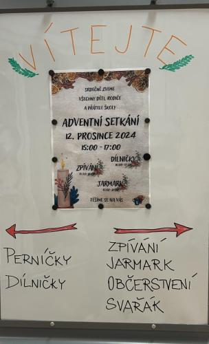 Adventní odpoledne s jarmarkem 12. 12. 2024